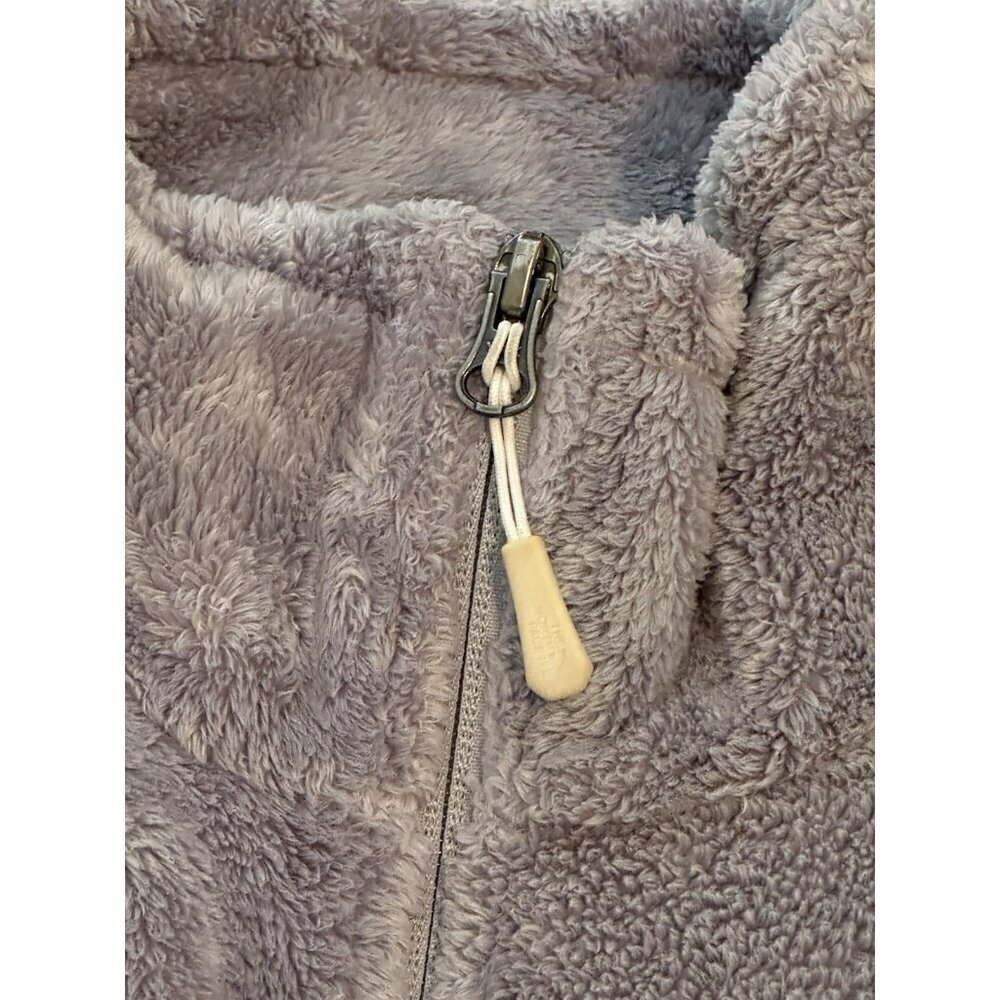 The North Face Women’s Size L Gray Soft Fleece Zip Up Jacket - Picture 11 of 16